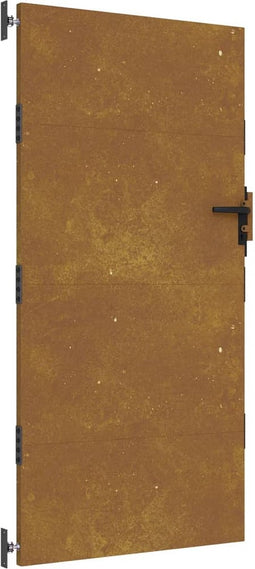 vidaXL - Poort - 85x200 - cm - cortenstaal