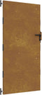 vidaXL - Poort - 85x200 - cm - cortenstaal