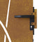 vidaXL - Poort - 85x200 - cm - grasontwerp - cortenstaal