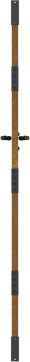 vidaXL - Poort - 85x200 - cm - grasontwerp - cortenstaal