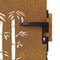 vidaXL - Poort - 85x75 - cm - bamboe-ontwerp - cortenstaal