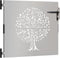 vidaXL - Poort - 85x75 - cm - boomontwerp - cortenstaal