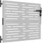 vidaXL - Poort - 85x75 - cm - vierkant - cortenstaal