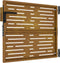 vidaXL - Poort - 85x75 - cm - vierkant - cortenstaal