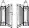 vidaXL-Poort-decoratief-122x20,5x100-cm-smeedijzer