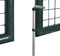 vidaXL - Poort - dubbele - deur - gepoedercoat - staal