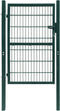 vidaXL - Poort - dubbelstaafmat - (enkel) - 106x170 - cm - groen