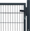 vidaXL - Poort - dubbelstaafmat - (enkel) - 106x190 - cm - groen