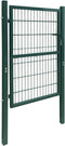 vidaXL - Poort - dubbelstaafmat - (enkel) - 106x190 - cm - groen