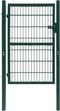 vidaXL - Poort - dubbelstaafmat - (enkel) - 106x210 - cm - groen