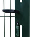 vidaXL - Poort - dubbelstaafmat - (enkel) - 106x210 - cm - groen