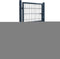vidaXL - Poort - dubbelstaafmat - (enkel) - 106x210 - cm - antracietgrijs