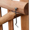 vidaXL - Poort - enkel - 100x120 - cm - geïmpregneerd - hazelaarhout