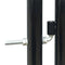 vidaXL - Poort - enkel - 100x125 - cm - zwart
