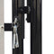 vidaXL - Poort - enkel - 100x125 - cm - zwart