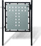 vidaXL - Poort - enkel - 100x150 - cm - zwart