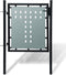vidaXL - Poort - enkel - 100x175 - cm - zwart