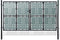 vidaXL - Poort - enkel - 100x200 - cm - zwart