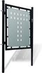 vidaXL - Poort - enkel - 100x200 - cm - zwart