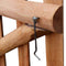 vidaXL - Poort - enkel - 100x90 - cm - geïmpregneerd - hazelaarhout