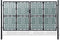 vidaXL - Poort - enkel - 300x250 - cm - zwart