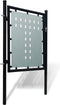 vidaXL - Poort - enkel - 300x250 - cm - zwart
