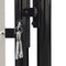 vidaXL - Poort - enkel - 300x250 - cm - zwart