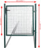 vidaXL - Poort - gepoedercoat - staal