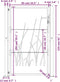 vidaXL - Poort - grasontwerp - 105x155 - cm - cortenstaal