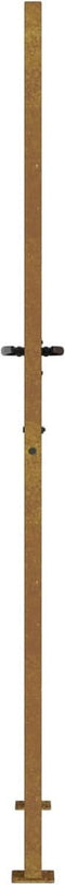 vidaXL - Poort - grasontwerp - 105x205 - cm - cortenstaal