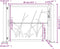 vidaXL - Poort - grasontwerp - 105x80 - cm - cortenstaal