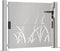 vidaXL - Poort - grasontwerp - 105x80 - cm - cortenstaal