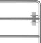 vidaXL - Poort - met - 5 - stangen - (95-170)x90 - cm - staal - zilverkleurig
