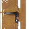 vidaXL - Poort - met - bamboe-ontwerp - 105x205 - cm - cortenstaal
