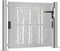 vidaXL - Poort - met - bamboe-ontwerp - 105x80 - cm - cortenstaal