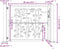vidaXL - Poort - met - bamboe-ontwerp - 105x80 - cm - cortenstaal