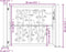 vidaXL - Poort - met - bamboe-ontwerp - 105x80 - cm - cortenstaal