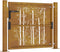 vidaXL - Poort - met - bamboe-ontwerp - 105x80 - cm - cortenstaal