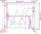 vidaXL - Poort - met - grasontwerp - 105x80 - cm - staal - antracietkleurig
