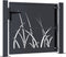 vidaXL - Poort - met - grasontwerp - 105x80 - cm - staal - antracietkleurig