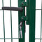 vidaXL - Poort - met - palen - 350x140 - cm - staal - groen