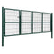 vidaXL - Poort - met - palen - 350x140 - cm - staal - groen