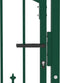 vidaXL - Poort - met - speerpunten - 100x100 - cm - staal - groen