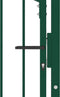 vidaXL - Poort - met - speerpunten - 100x125 - cm - staal - groen