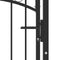 vidaXL - Poort - met - speerpunten - 100x175 - cm - staal - zwart