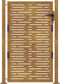 vidaXL - Poort - vierkant - 105x130 - cm - cortenstaal