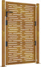 vidaXL - Poort - vierkant - 105x130 - cm - cortenstaal