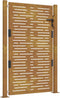 vidaXL - Poort - vierkant - 105x155 - cm - cortenstaal