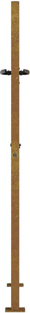 vidaXL - Poort - vierkant - 105x155 - cm - cortenstaal