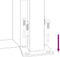 vidaXL - Poort - vierkant - 105x155 - cm - cortenstaal